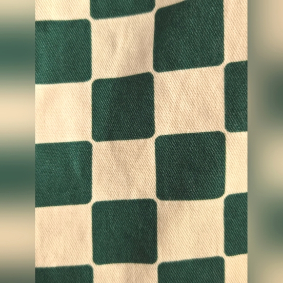 Wild Fable Cotton High Waist Checker Print Shorts Sz XS (Fit more like Small) - Picture 5 of 7